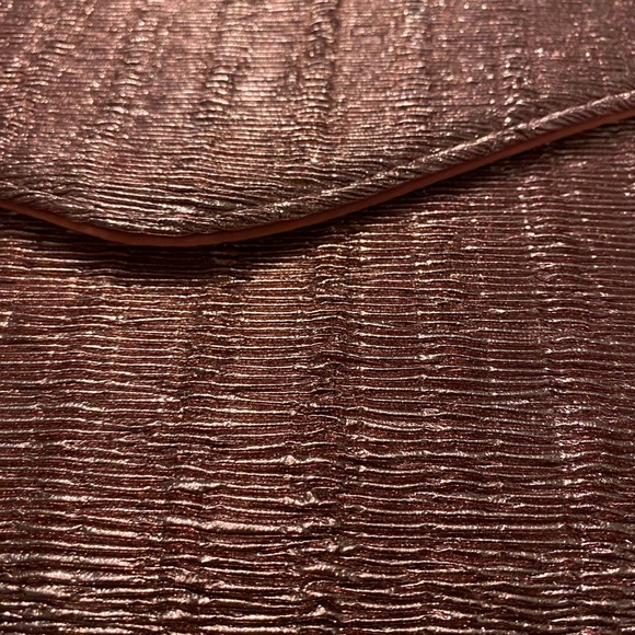 Purse - New wTag attached. Envelope style with snap closure; optional gold chain - Picture 7 of 7